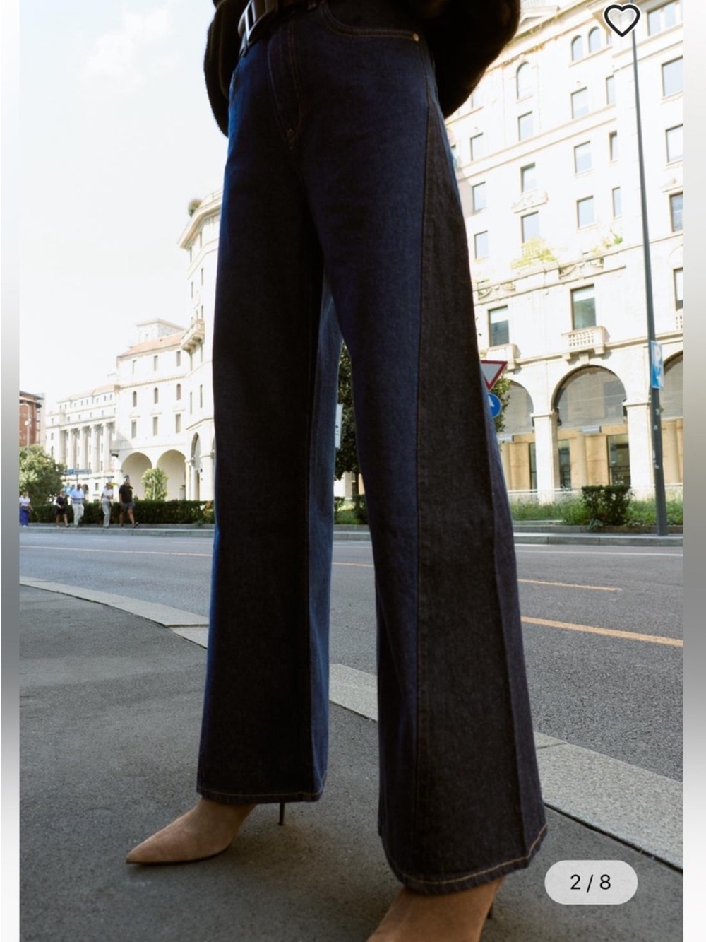 NEW FALL 🍁 ZARA high-waist jeans combination design USA 8/ EUR 40
🚨NO DISCOUNT - Picture 4 of 11